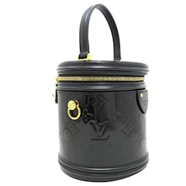 Louis Vuitton-Louis Vuitton Black Monogram Vernis Cannes-Black