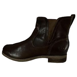 Botins Timberland de pele castanha Marrom
