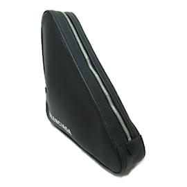 Balenciaga-Triangle M Clutch 476976-Black