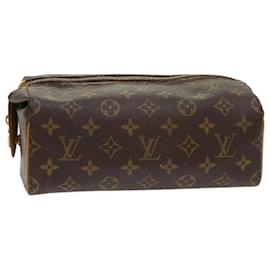 Louis Vuitton-LOUIS VUITTON Monogram Trousse Patte Pression Cosmetic Pouch M47636 auth 46903-Monogramma