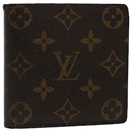 Louis Vuitton-LOUIS VUITTON Monogram Portefeuille Marco Portafoglio Bifold M61675 LV Aut 46562-Monogramma