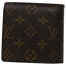 Louis Vuitton-LOUIS VUITTON Monogram Portefeuille Marco Portafoglio Bifold M61675 LV Aut 46562-Monogramma