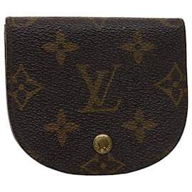 Louis Vuitton-LOUIS VUITTON Portamonete con monogramma Porte Monnaie Guze M61970 LV Aut 46536-Monogramma