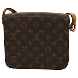 Louis Vuitton-LOUIS VUITTON Monogram Cartouchiere MM Shoulder Bag M51253 LV Auth 43460-Monogram