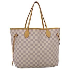 Louis Vuitton-LOUIS VUITTON Damier Azur Neverfull MM Tote Bag N41605 LV Auth 46165-Other