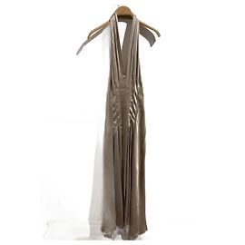 GUY LAROCHE Kleider T.Internationale M Seide Beige