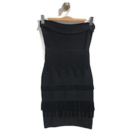 Herve Leger-HERVE LEGER  Dresses T.International S Viscose-Black