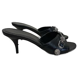BALENCIAGA  Mules & clogs T.EU 37 Leather Black
