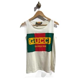 Gucci-GUCCI Top T.Cotone S internazionale-Crudo