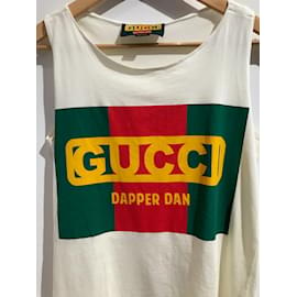 Gucci-GUCCI  Tops T.International S Cotton-Cream