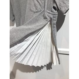 Sacai-SACAI  Tops T.International S Cotton-Grey