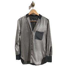 RAG & BONE Top T.International S Seta Nero