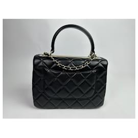 Chanel-Top handle trendy CC small handbag-Black