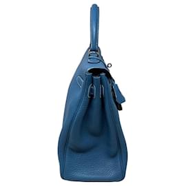 Hermès-Kelly 35-Light blue