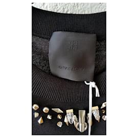 Givenchy-PULL EN LAINE NOIR GIVENCHY-Noir