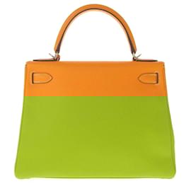 Hermès-hermes kelly 28-Orange