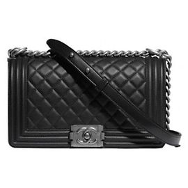Sac Chanel Medium Garçon Noir Noir