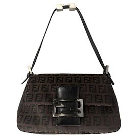 Borsa a tracolla Fendi Mamma Baguette mini Multicolore