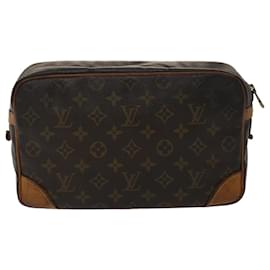 Louis Vuitton-Louis Vuitton Monogram Compiegne 28 Clutch Bag M51845 LV Auth 46700-Monogram