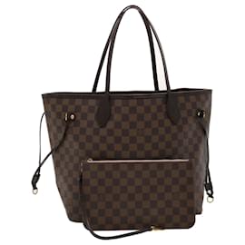 Louis Vuitton-LOUIS VUITTON Damier Ebene Neverfull MM Tote Bag N51105 LV Auth 46971-Andere