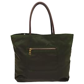 Prada-PRADA Tote Bag Nylon Green Auth bs6617-Green