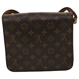 Louis Vuitton-LOUIS VUITTON Monogram Cartouchiere MM Shoulder Bag M51253 LV Auth hk742-Monogram