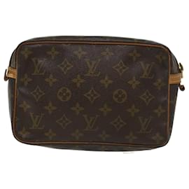 Louis Vuitton-Louis Vuitton Monogram Compiegne 23 Clutch Bag M51847 LV Auth 46823-Monogram