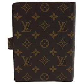 Louis Vuitton-LOUIS VUITTON Monogram Agenda MM Day Planner Cover R20105 LV Auth yk7583-Monogram