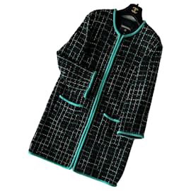 Chanel-9K$ Black Lesage Tweed Coat-Black