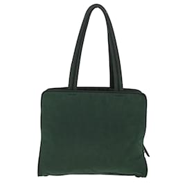 Prada-PRADA Tote Bag Nylon Vert Auth hk731-Vert