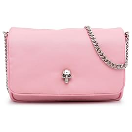 Alexander Mcqueen-Alexander McQueen Pink Skull Crossbody-Pink