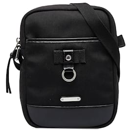 Saint Laurent-Saint Laurent Black Rivington Crossbody Bag-Black