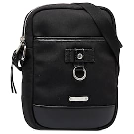 Saint Laurent-Saint Laurent Black Rivington Crossbody Bag-Black
