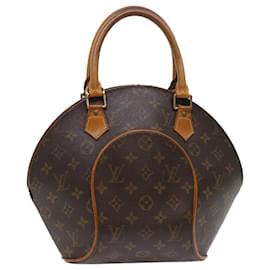 Louis Vuitton-LOUIS VUITTON Monogram Ellipse PM Hand Bag M51127 LV Auth 46483-Monogram
