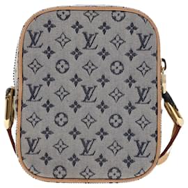 Louis Vuitton-LOUIS VUITTON Monogramm Mini Juliet PM Umhängetasche Blau M.92005 LV Auth am4662-Blau