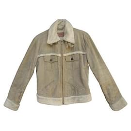 Levi's-Levi's Sherpa jacket "for girls" size M-Beige