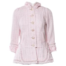 Chanel-9K$ Paris/Versailles Tweed Jacket-Pink