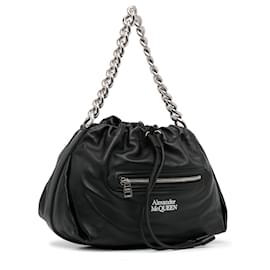 Alexander Mcqueen-Alexander McQueen Black The Ball Bundle Bag-Black