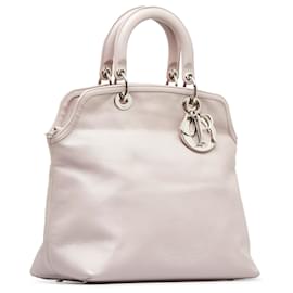 Dior-Dior White Granville Satchel-White