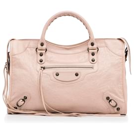 Balenciaga-Balenciaga Brown Motocross Classic City-Brown,Beige