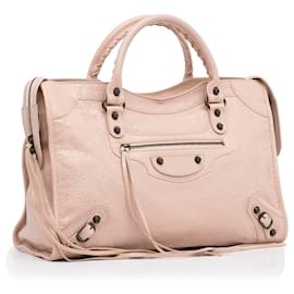Balenciaga-Balenciaga Brown Motocross Classic City-Brown,Beige