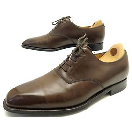 JOHN LOBB CHELMER DERBY-SCHUHE 7E 41 BRAUNE LEDERSCHUHE SCHUHE Braun