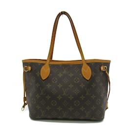 Louis Vuitton-Louis Vuitton Monogram Neverfull PM Canvas Tote Bag M40155 in Good condition-Brown