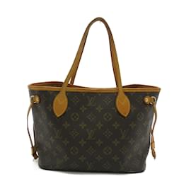 Louis Vuitton-Louis Vuitton Neverfull PM Canvas Tragetasche M mit Monogramm40155 in guter Kondition-Braun