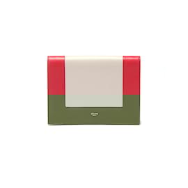 Céline-Frame Bicolor Crossbody Bag-Red