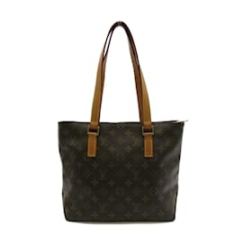 Louis Vuitton-Louis Vuitton Monogram Cabas Piano Sac cabas en toile M51148 en bon état-Marron