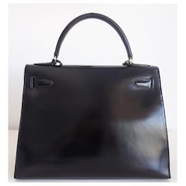 Hermès-Hermes Kelly bag 28-Black