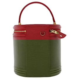Louis Vuitton-LOUIS VUITTON Epi Cannes Hand Bag Red M48037 LV Auth bs6588-Red
