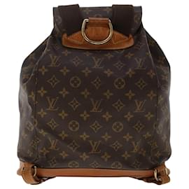 Louis Vuitton-LOUIS VUITTON Monogram Montsouris GM Backpack M51135 LV Auth 46821-Monogram