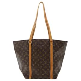 Louis Vuitton-LOUIS VUITTON Monogram Sac Shopping Tote Bag M51108 LV Auth bs6587-Monogram